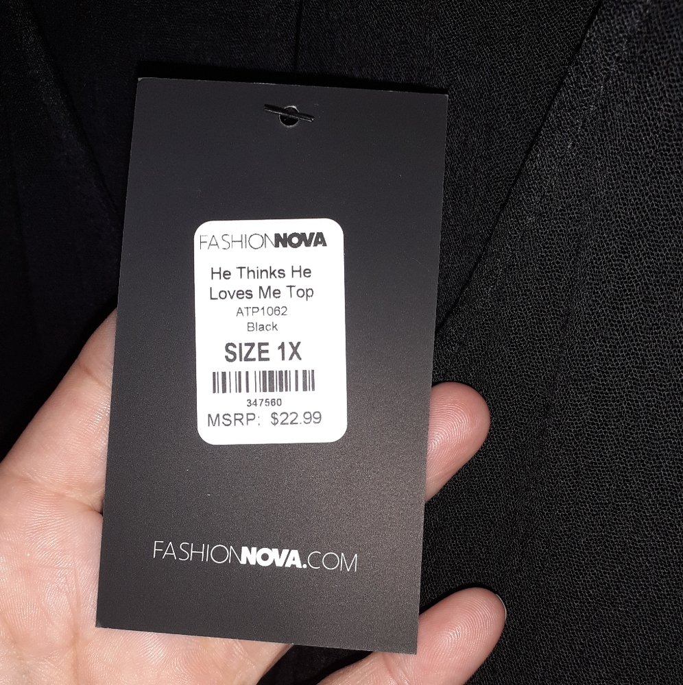 Fashion Nova gauze top